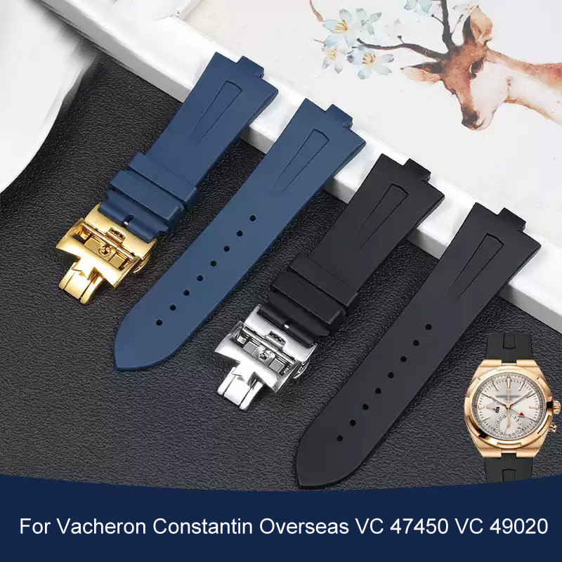 Luxury Watch Vacheron Constantin - حزام ساعة من السيليكون المطاطي 25