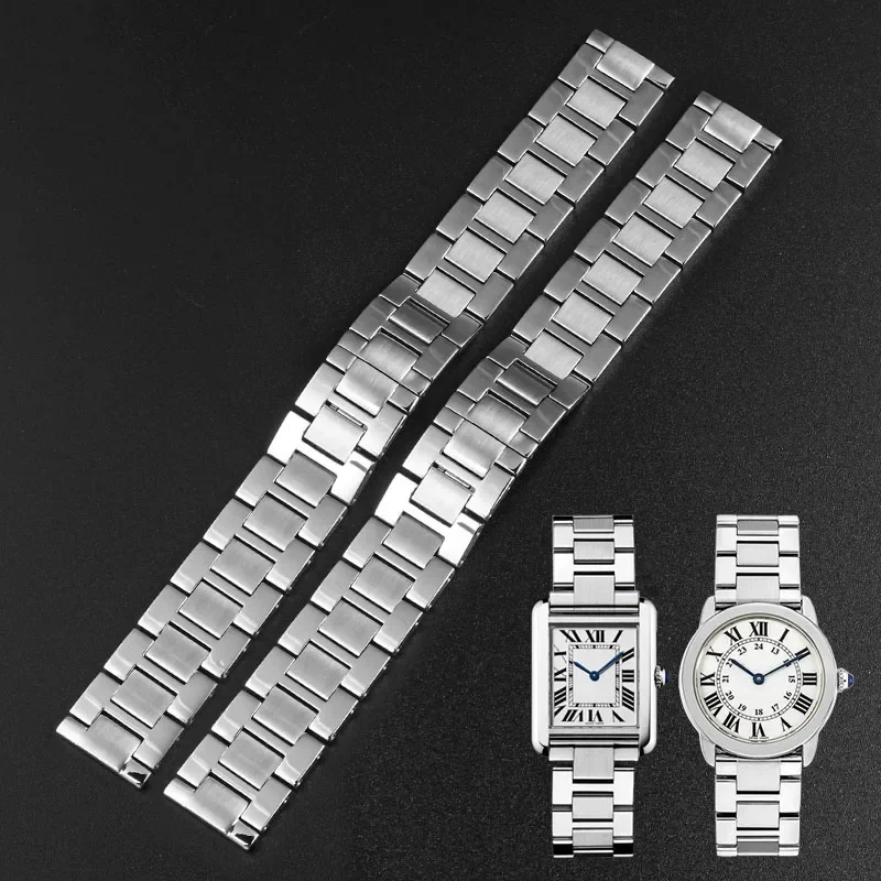 Luxury Watch Engraving - ل كارتييه تانك سولو روندا سلسلة