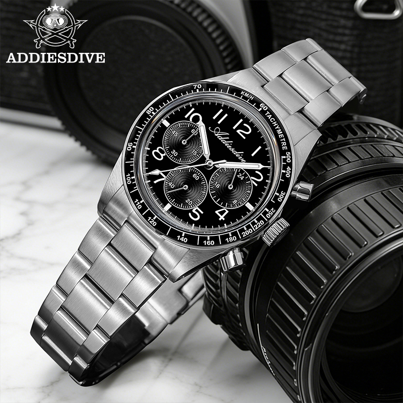 Luxury Watch Second Hand - ساعة ADDIESDVIE 2026 للرجال، ساعة كرونوغراف