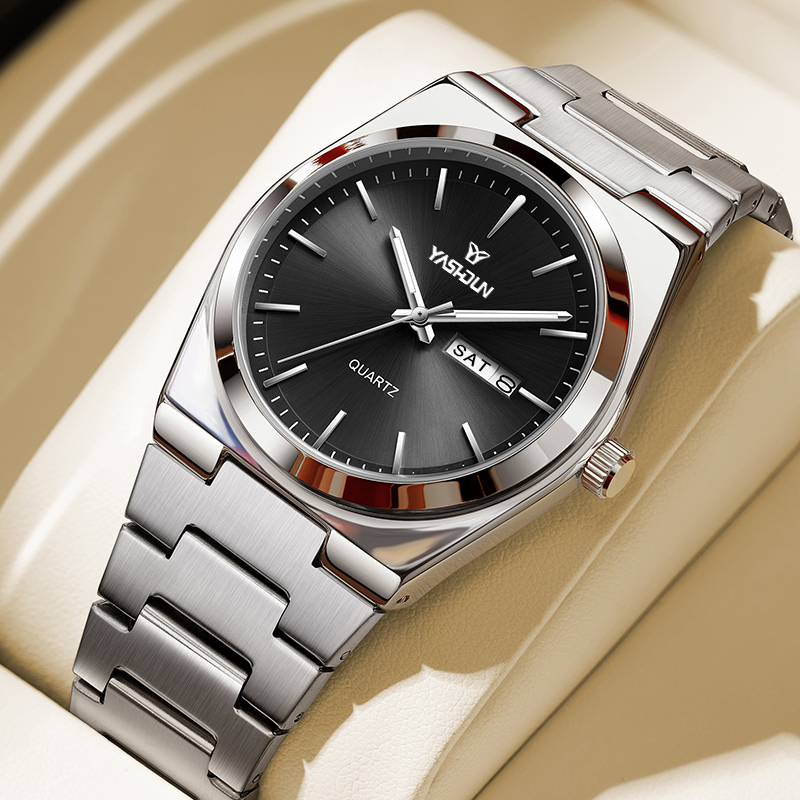 Luxury Watch Investment - ساعات كوارتز فاخرة من الفولاذ المقاوم