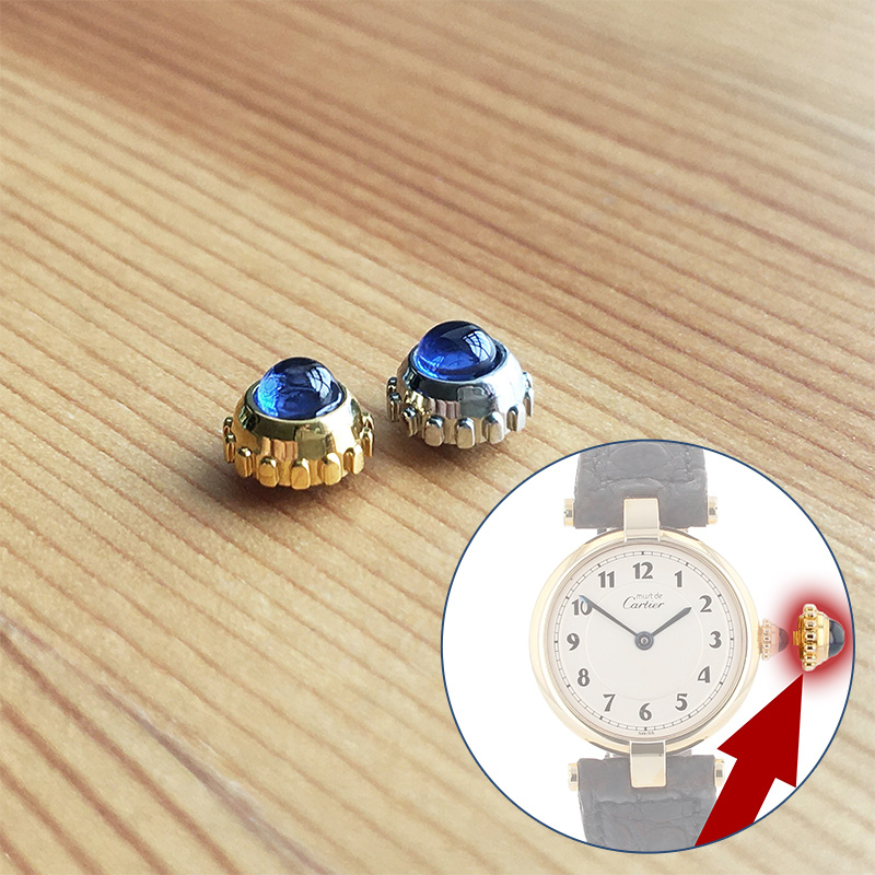 Luxury Watch Engraving - تاج ساعة الياقوت ل كارتييه يجب