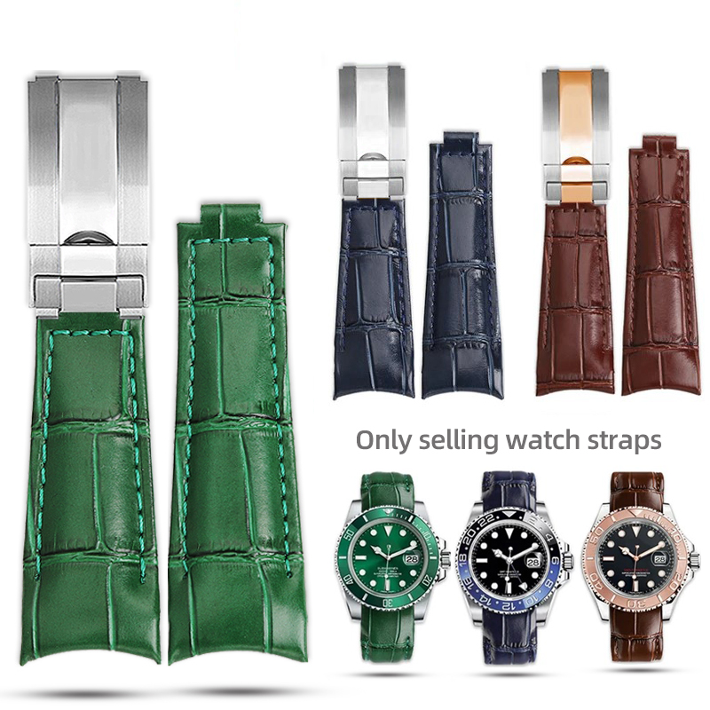 Rolex Watch Submariner - أربطة ساعات ذات نهاية منحنية لحزام