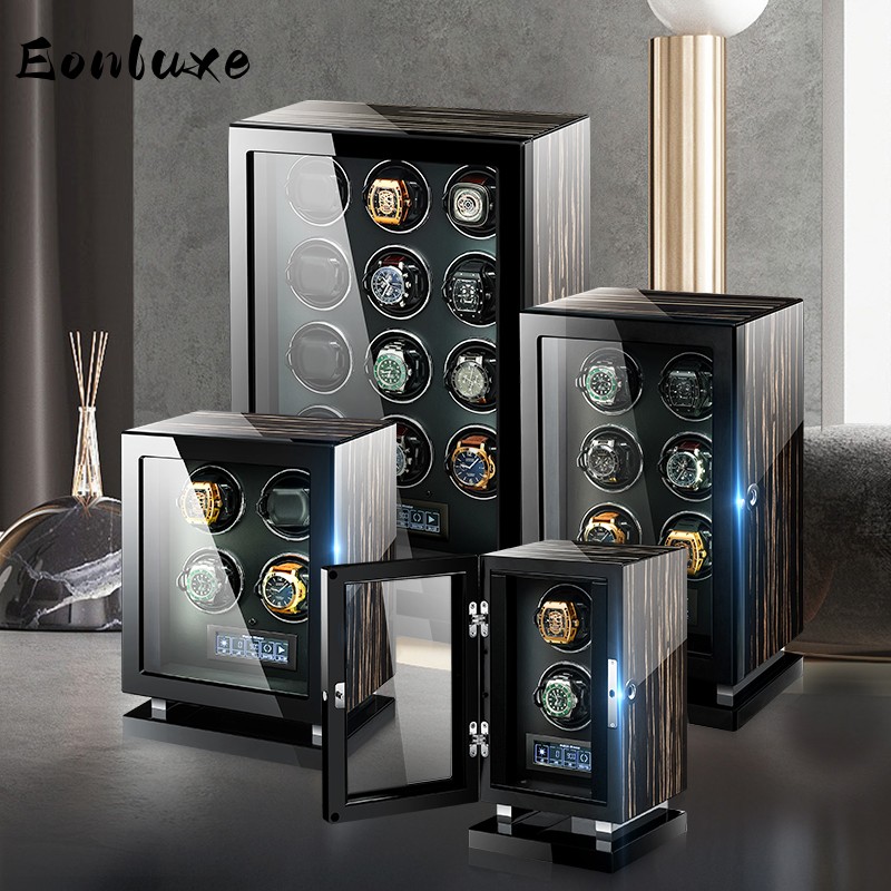 Luxury Watch Safe - صندوق ساعات Eonluxe الميكانيكي الأوتوماتيكي الفاخر