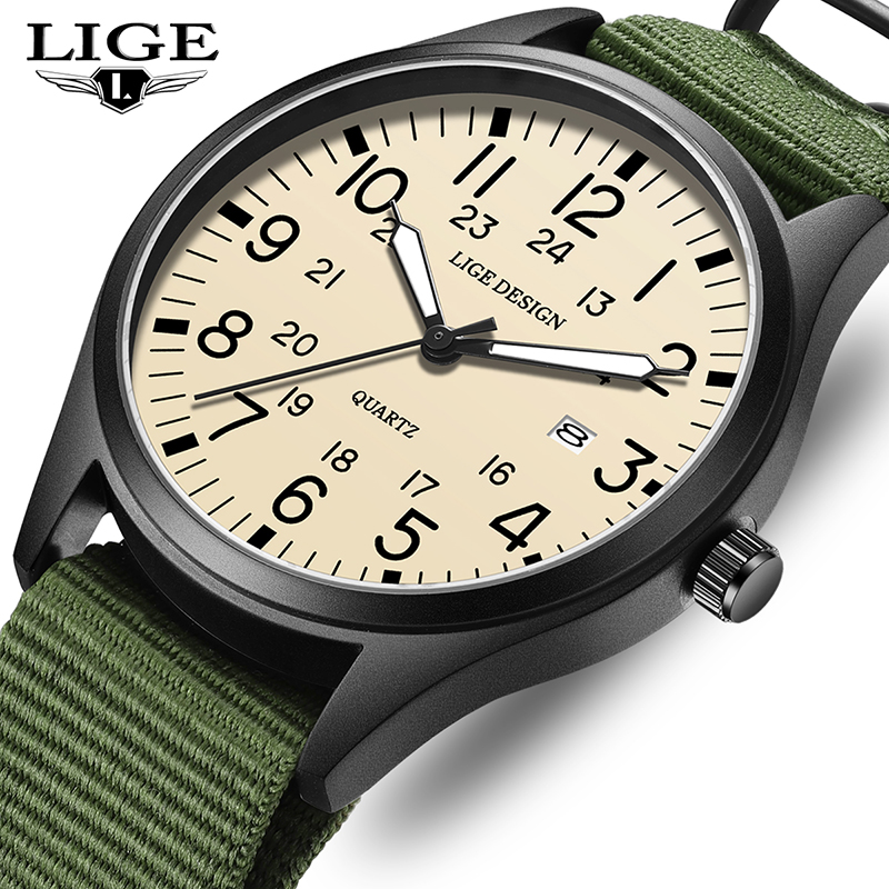 Luxury Watch For Men - LIGE 2025 أفضل ساعة يد كوارتز