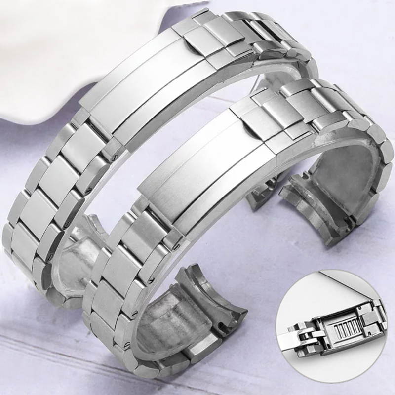 Rolex Watch Submariner - سوار معدني مقاس 20 مم 21