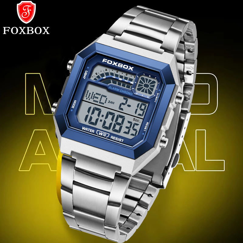 Luxury Watch For Men - ساعة رجالية رقمية فاخرة من FOXBOX،