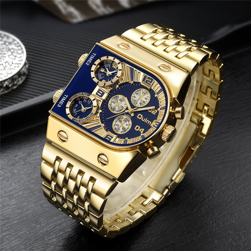 Luxury Watch Investment - ساعات Oulm-Quartz للرجال ، ساعة يد