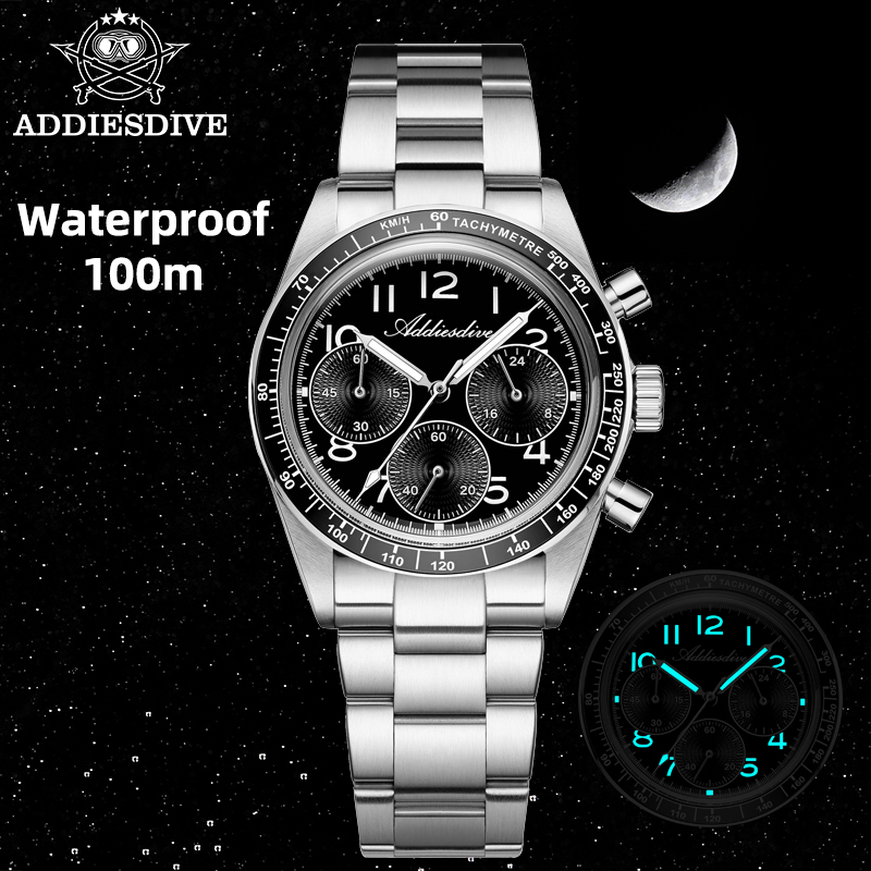 Luxury Watch Second Hand - ساعة رجالية ADDIESDIVE 2026 كوارتز أنيقة