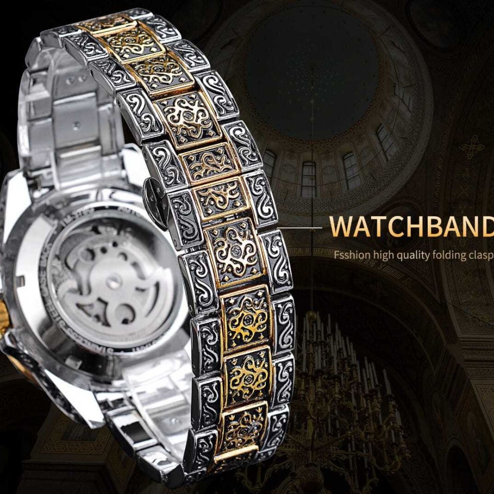 ساعة يد رجالية ميكانيكية أوتوم - مراجعة Luxury Watch Engraving وسعره