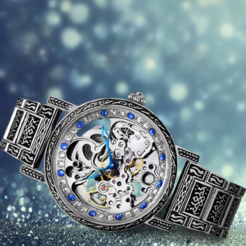 ساعة ميكانيكية كلاسيكية فاخرة  - مراجعة Luxury Watch Engraving وسعره