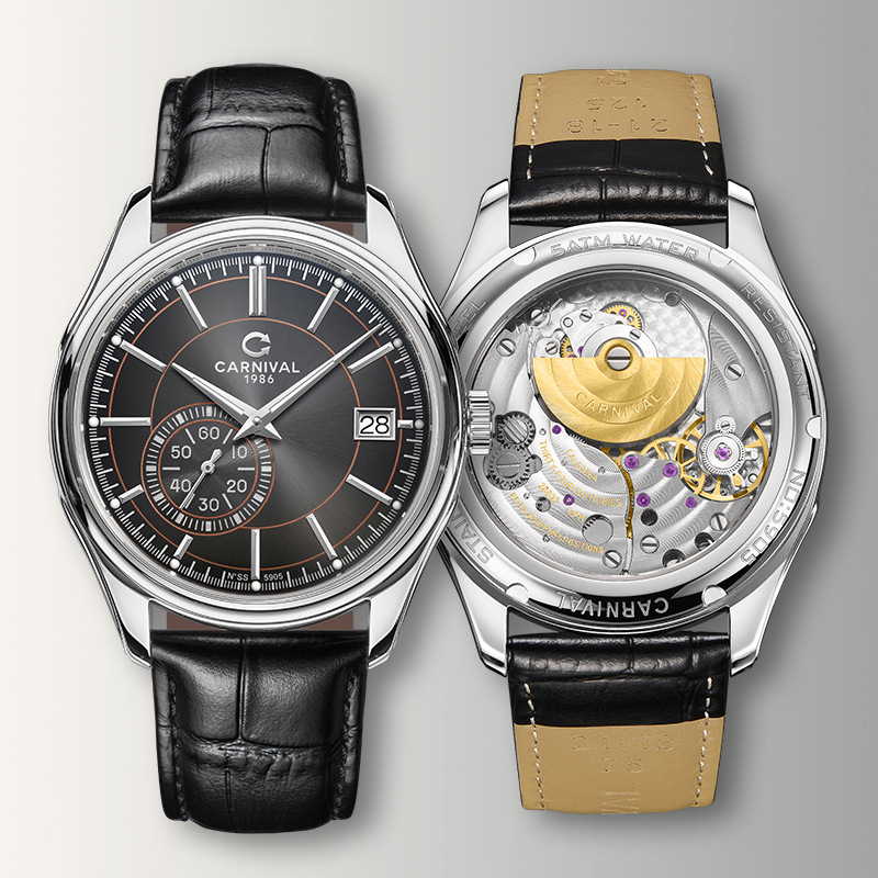 ساعة كارنفال أوتوماتيكية بقرص  - مراجعة Luxury Watch Second Hand وسعره