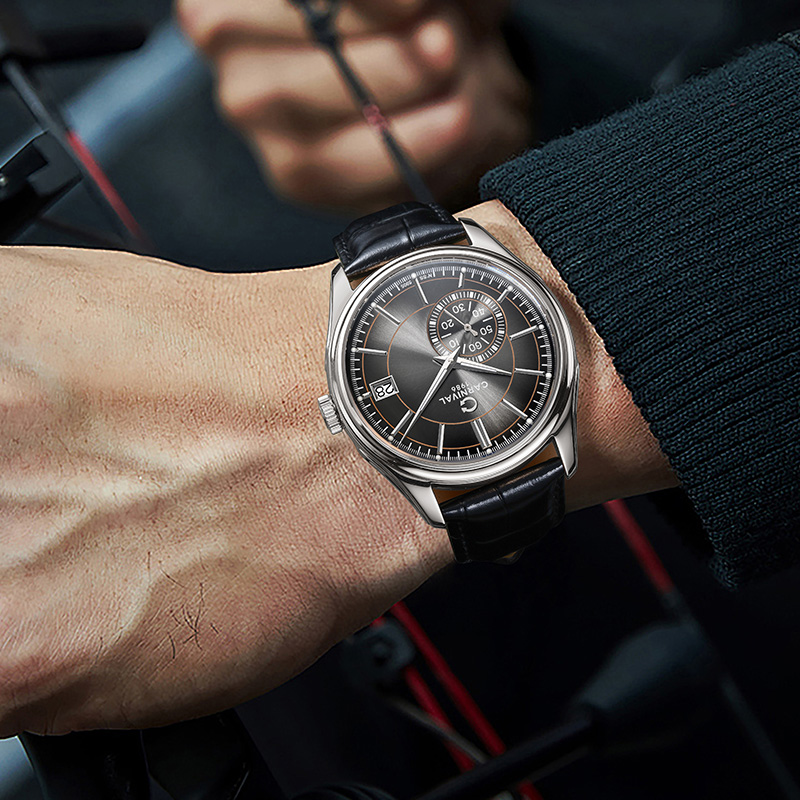 ساعة كارنفال أوتوماتيكية بقرص  - مراجعة Luxury Watch Second Hand وسعره