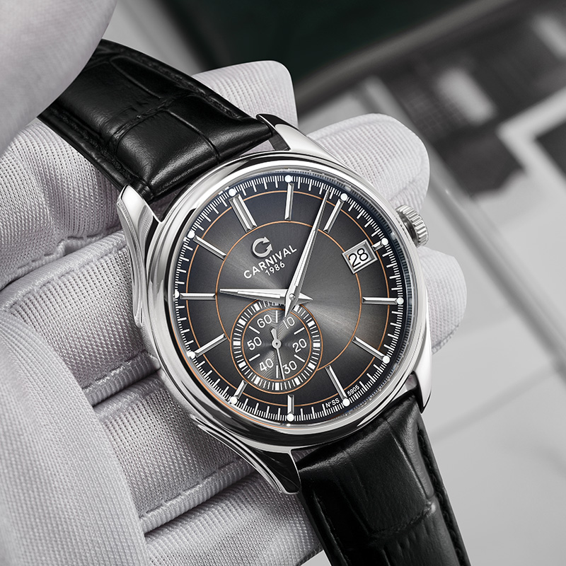 ساعة كارنفال أوتوماتيكية بقرص  - مراجعة Luxury Watch Second Hand وسعره