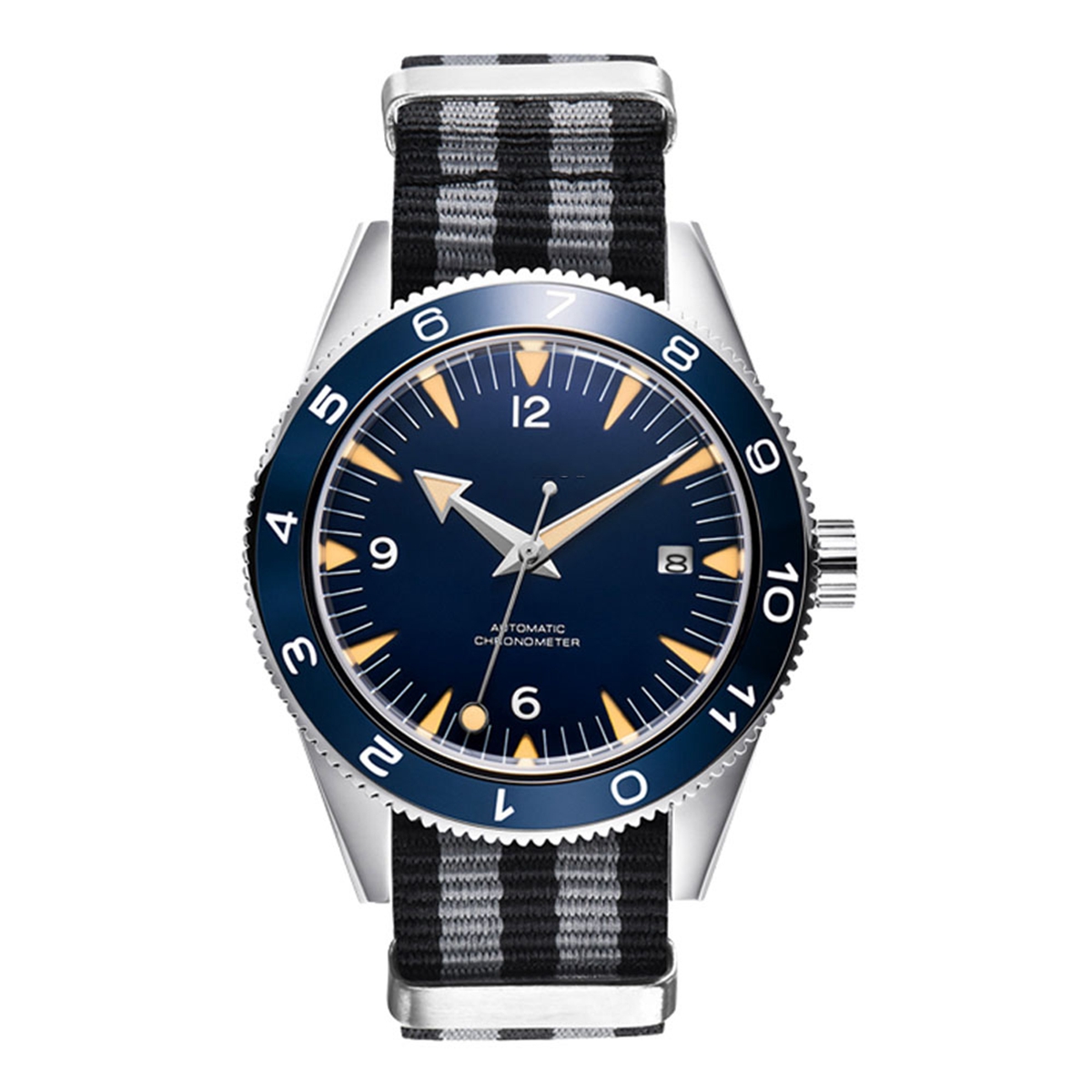 شعار مخصص NH35 ساعة يد تعمل با - مراجعة Luxury Watch Safe وسعره