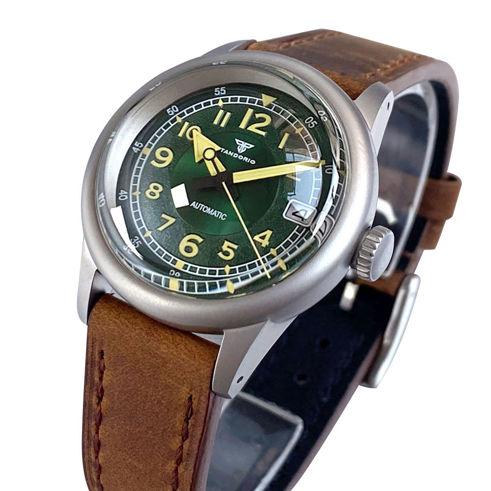 مخصص جديد 36 مللي متر مزدوج ال - مراجعة Automatic Pilot Watch وسعره