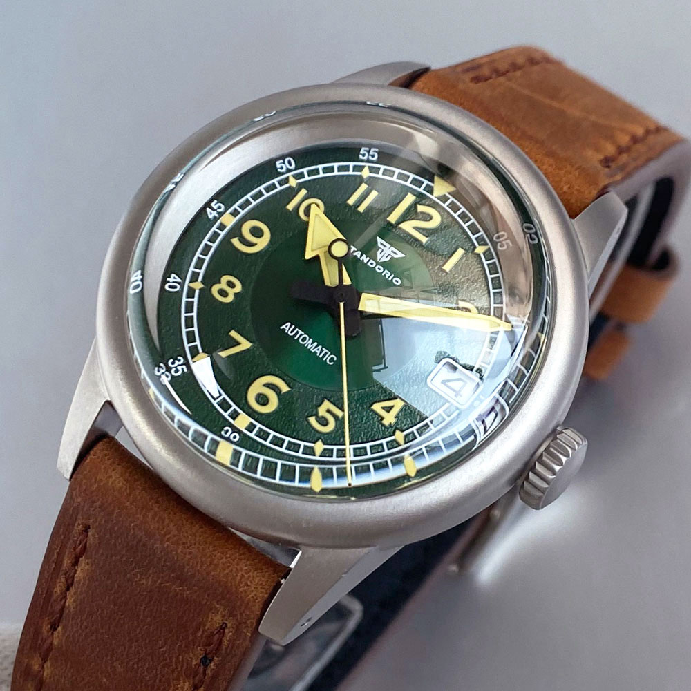 مخصص جديد 36 مللي متر مزدوج ال - مراجعة Automatic Pilot Watch وسعره