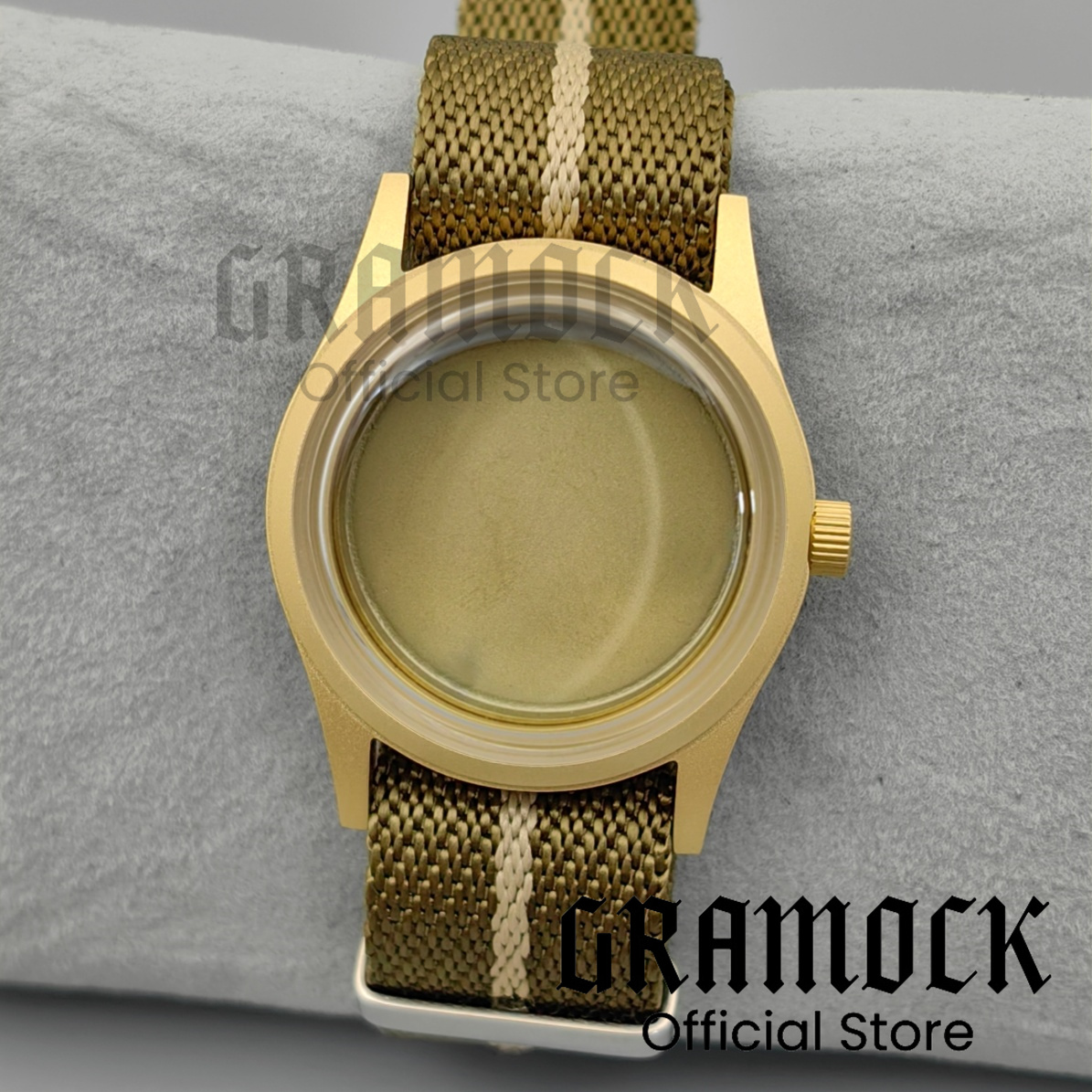 GRAMOCK 39 مللي متر ساعة الحال - مراجعة Exhibition Caseback وسعره