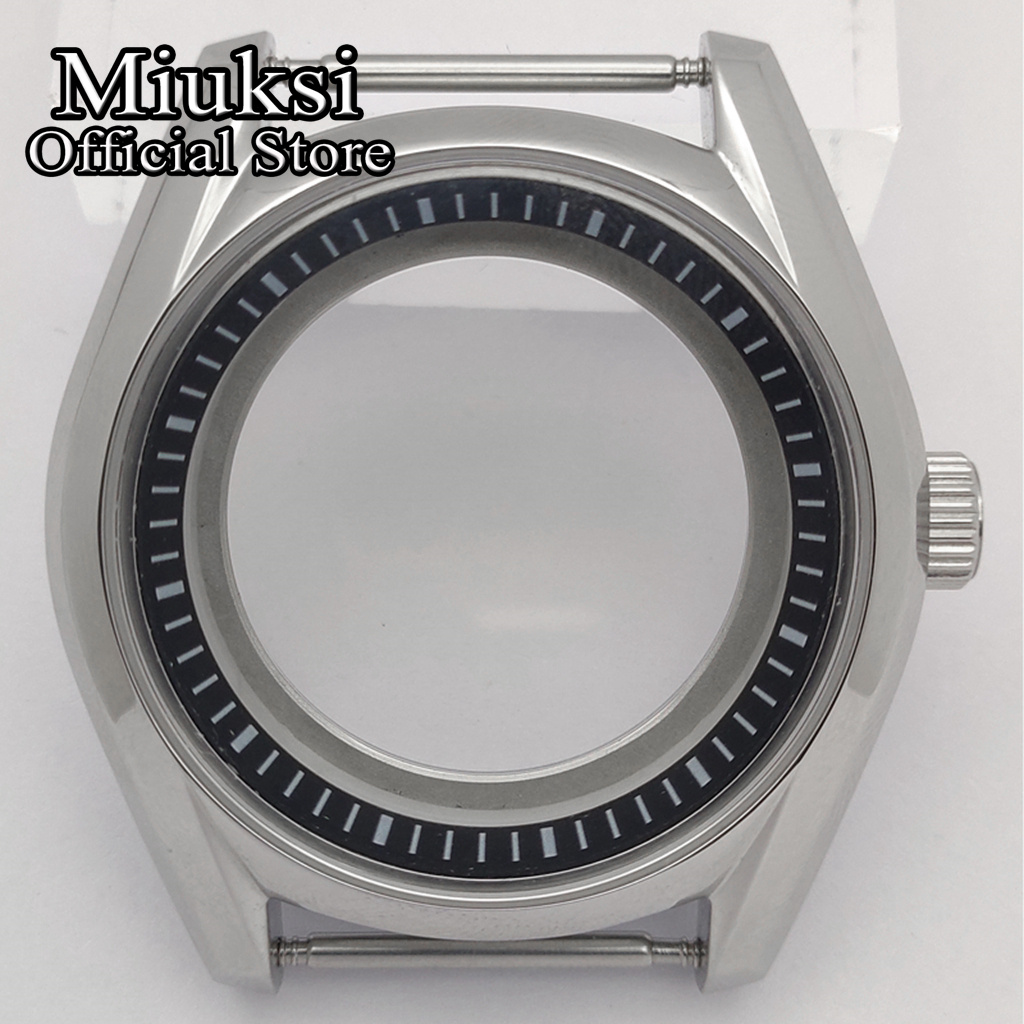 Miuksi 40 مللي متر ساعة فضية ح - مراجعة Exhibition Caseback وسعره