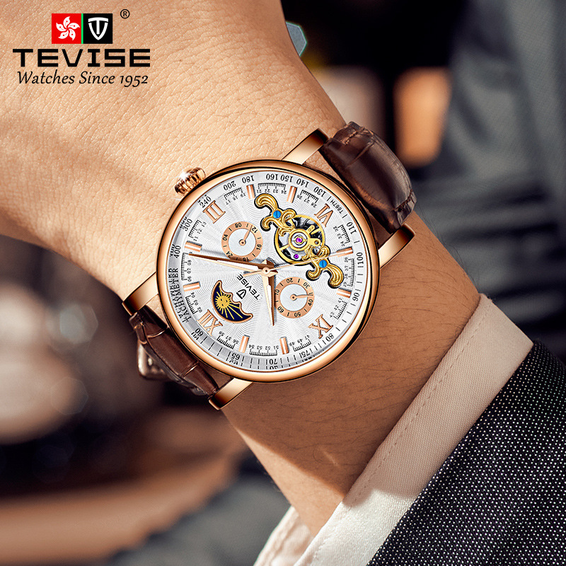 ساعة يد رجالية فاخرة أوتوماتيك - مراجعة Luxury Watch Engraving وسعره