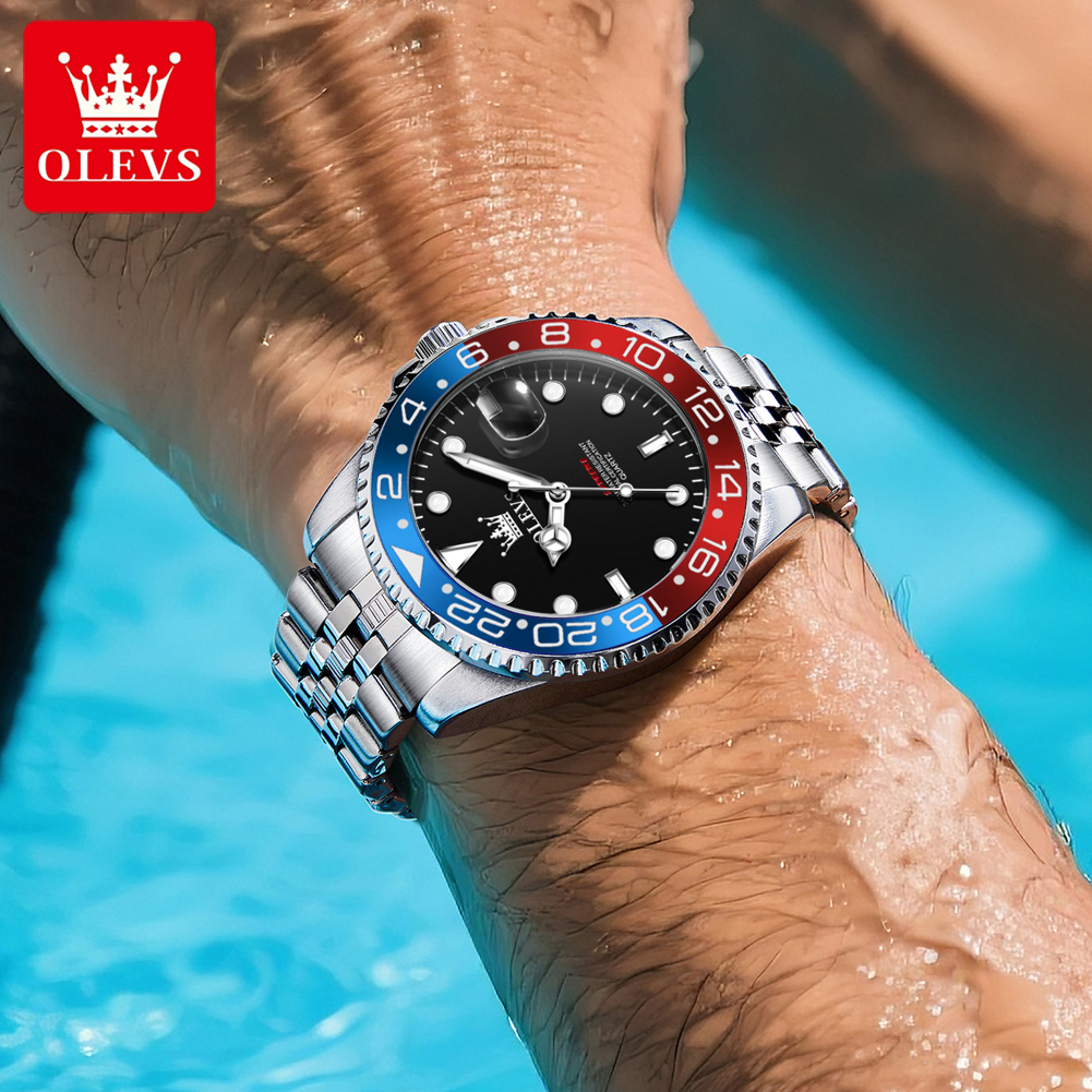 ساعة يد رجالية أصلية من OLEVS  - مراجعة Luxury Watch For Men وسعره