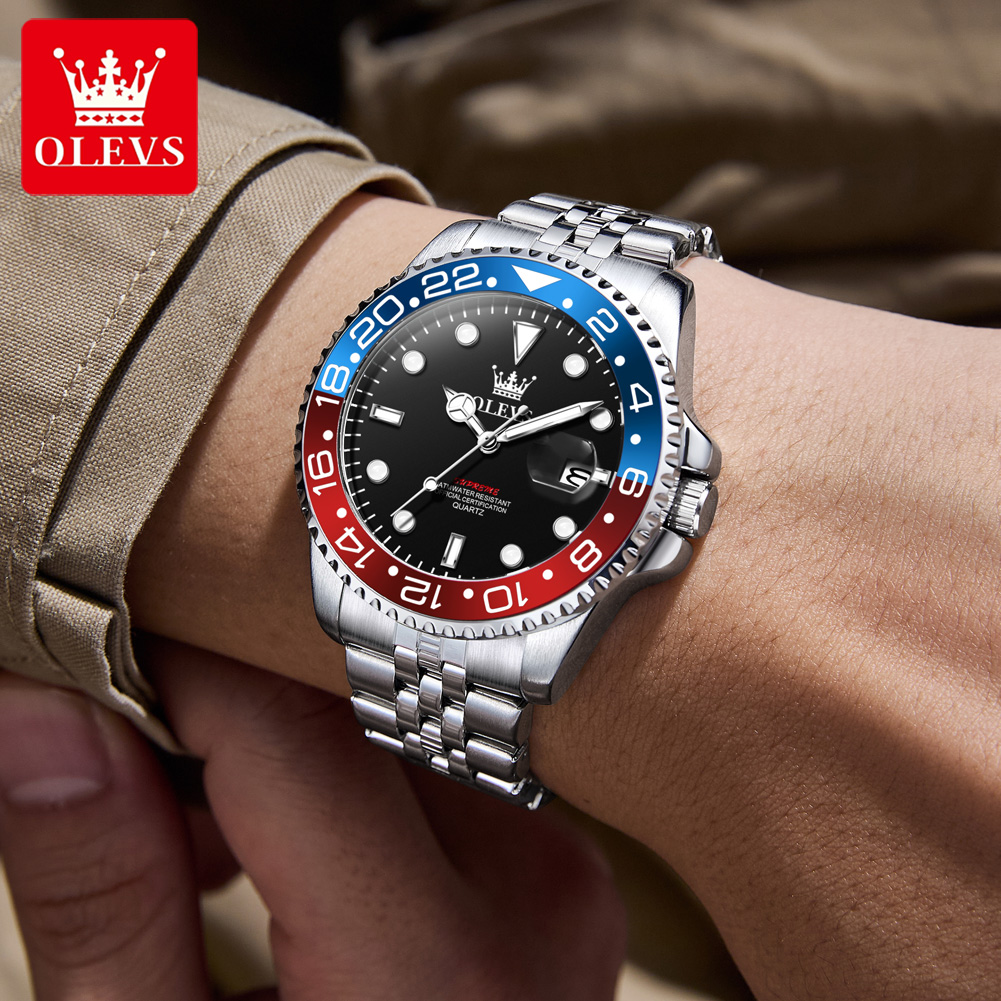 ساعة يد رجالية أصلية من OLEVS  - مراجعة Luxury Watch For Men وسعره