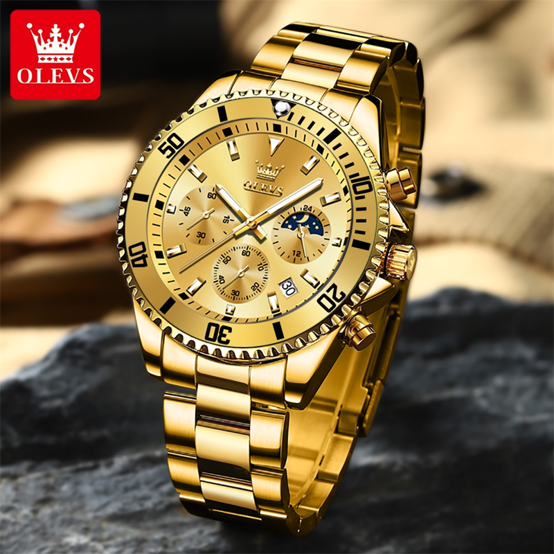 OLEVS مشاهدة الرجال العلامة ال - مراجعة Zen Luxury Watch وسعره