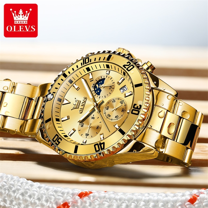 OLEVS مشاهدة الرجال العلامة ال - مراجعة Zen Luxury Watch وسعره