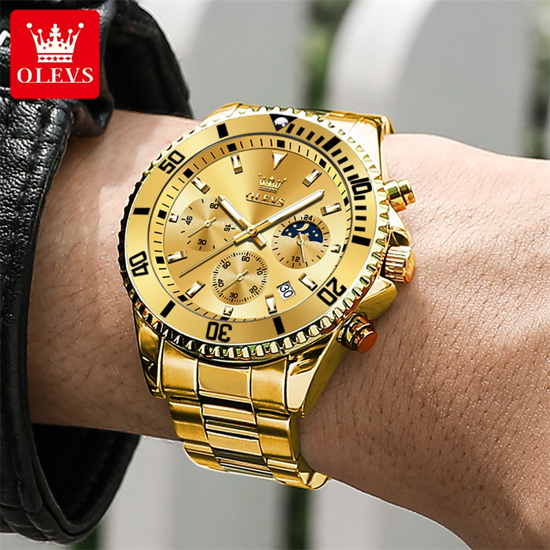 OLEVS مشاهدة الرجال العلامة ال - مراجعة Zen Luxury Watch وسعره