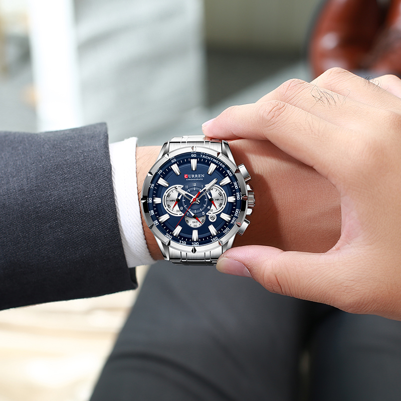 CURREN ساعة معصم الرجال مقاوم  - مراجعة Zen Luxury Watch وسعره