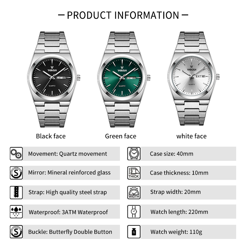 ساعات كوارتز فاخرة من الفولاذ  - مراجعة Luxury Watch Investment وسعره