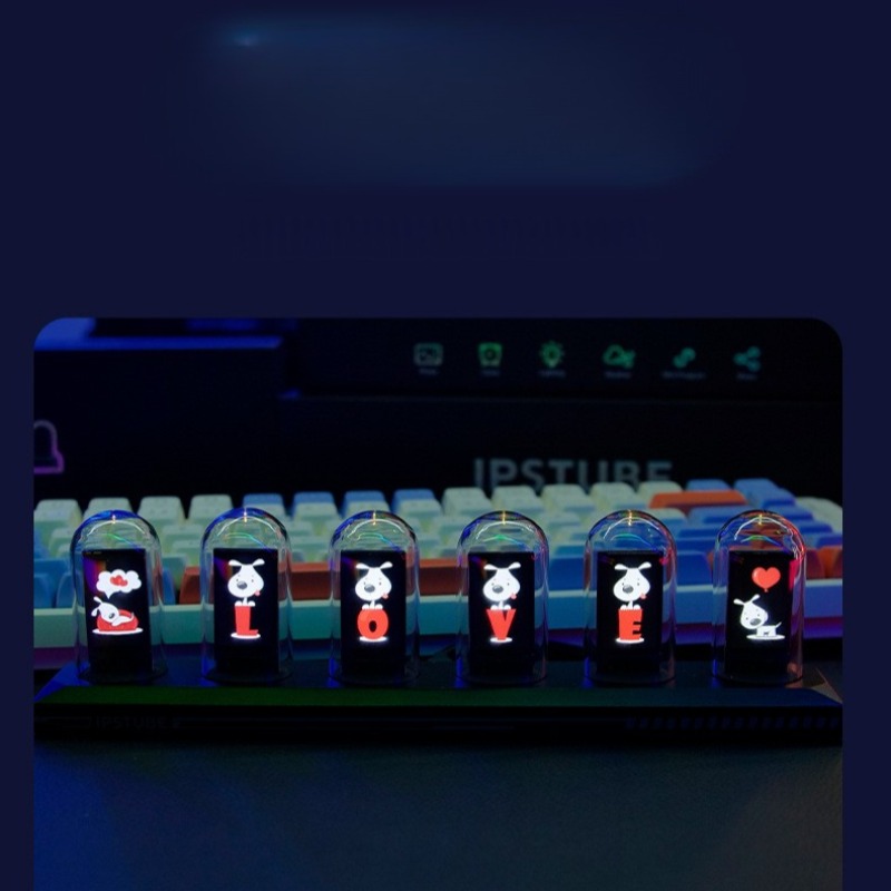 ساعة طاولة RGB بتقنية أنابيب ن - مراجعة Table Watch Luxury وسعره