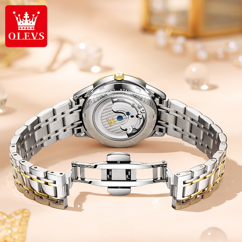 OLEVS ساعات نسائية فاخرة توربي - مراجعة Automatic Pilot Watch وسعره