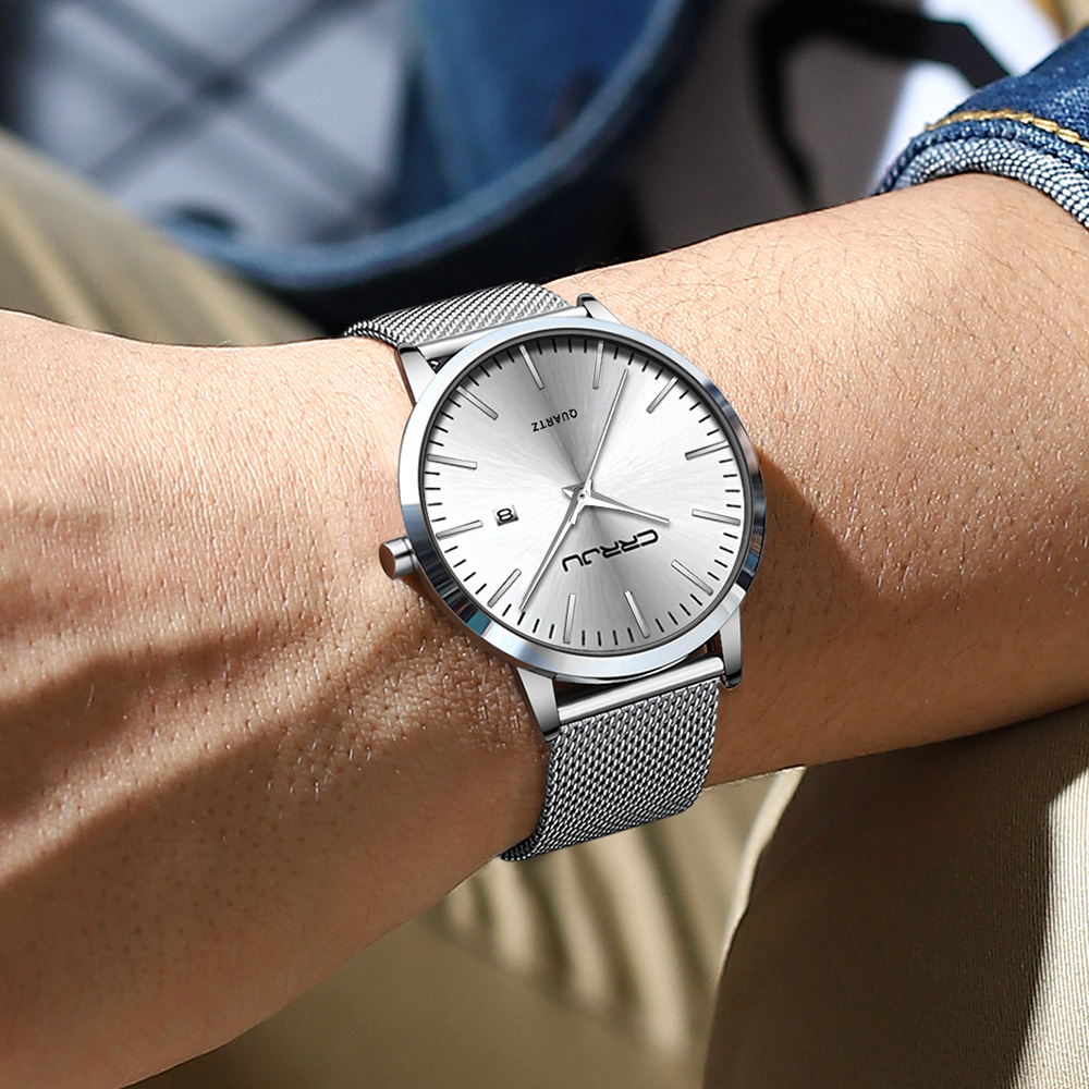 CRRJU-الرجال مقاوم للماء رقيقة - مراجعة Zen Luxury Watch وسعره
