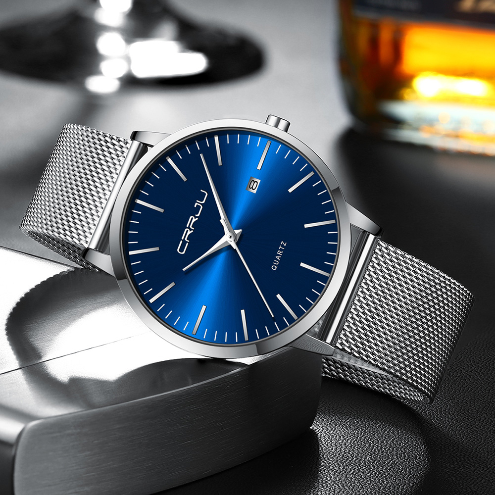CRRJU-الرجال مقاوم للماء رقيقة - مراجعة Zen Luxury Watch وسعره