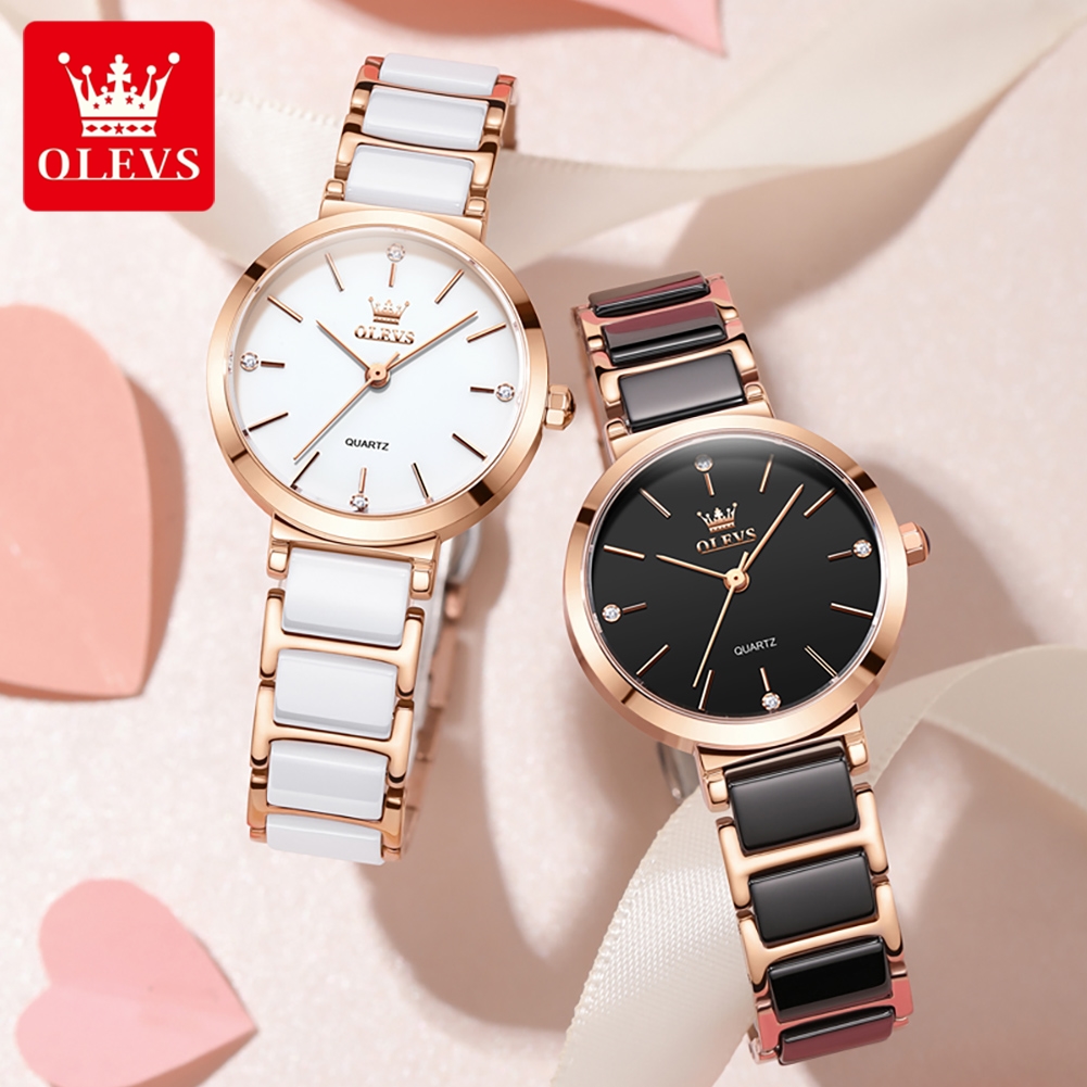 OLEVS ساعة نسائية 5877 ساعة كو - مراجعة Luxury Watch Safe وسعره