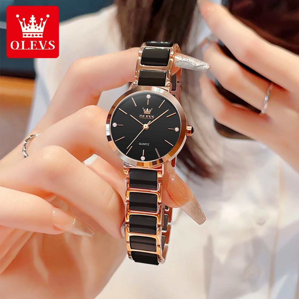 OLEVS ساعة نسائية 5877 ساعة كو - مراجعة Luxury Watch Safe وسعره