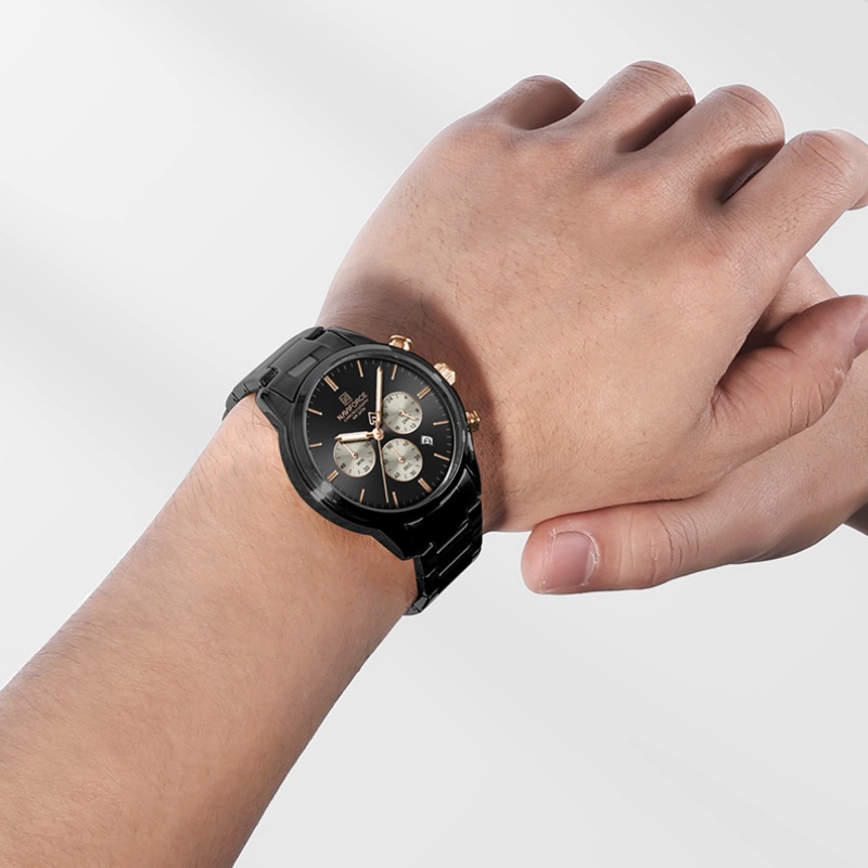 ساعة نافيفورس للرجال كوارتز كر - مراجعة Luxury Watch For Men وسعره