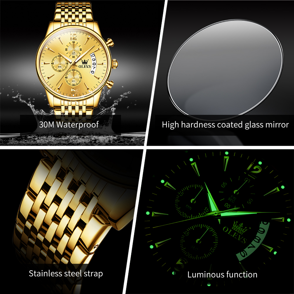 ساعة كوارتز ذهبية فاخرة ماركة  - مراجعة Zen Luxury Watch وسعره