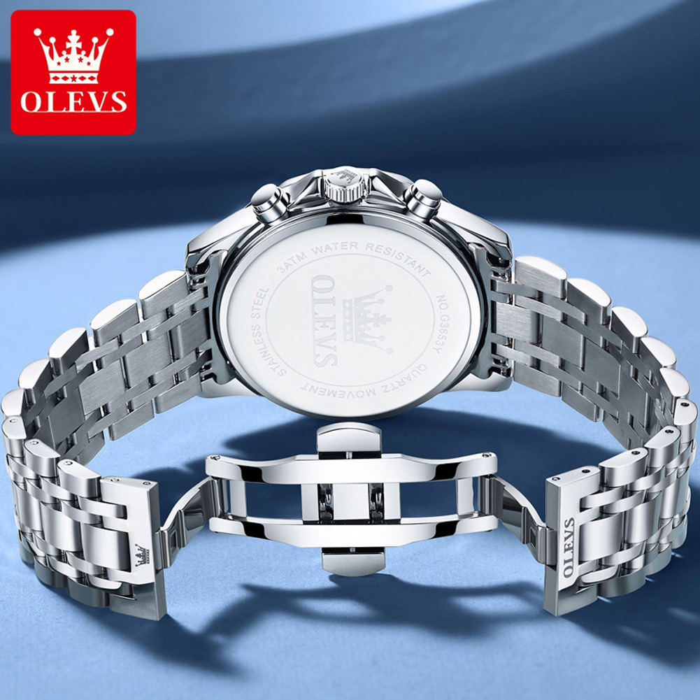 ساعة رجالية من ماركة OLEVS 365 - مراجعة Zen Luxury Watch وسعره