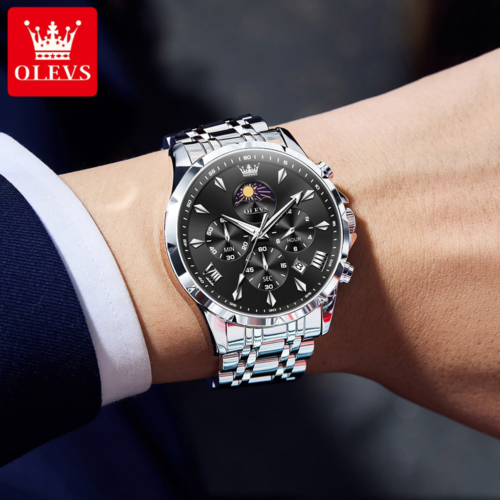 ساعة رجالية من ماركة OLEVS 365 - مراجعة Zen Luxury Watch وسعره