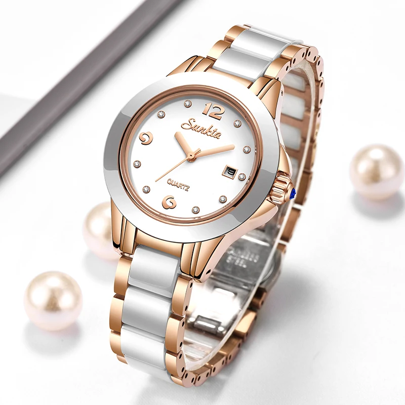 ساعة Sunkta كاجوال كوارتز نسائ - مراجعة Luxury Watch Women وسعره