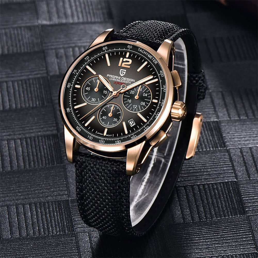 PAGANI تصميم جديد ساعة رجالي 4 - مراجعة Luxury Watch Safe وسعره