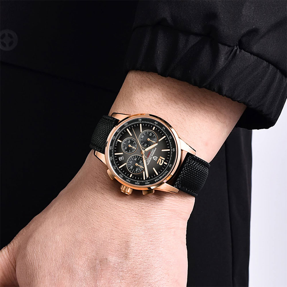 PAGANI تصميم جديد ساعة رجالي 4 - مراجعة Luxury Watch Safe وسعره