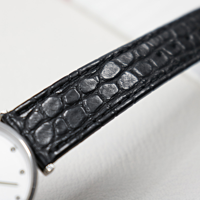 رقيقة التمساح حزام من الجلد ال - مراجعة Luxury Watch Engraving وسعره