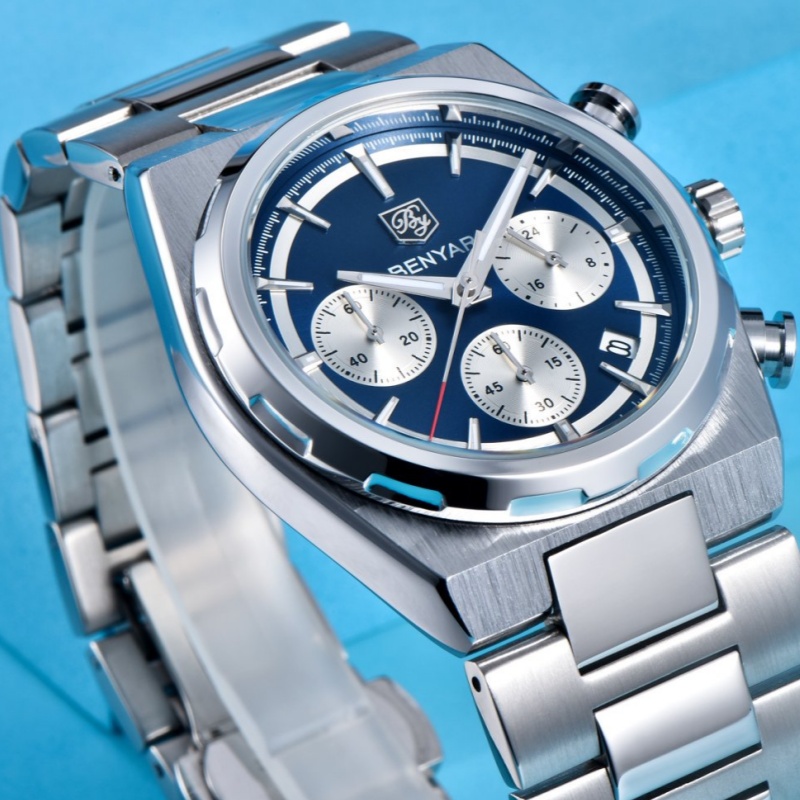BENYAR 40 مللي متر ساعة كوارتز - مراجعة Luxury Watch Second Hand وسعره