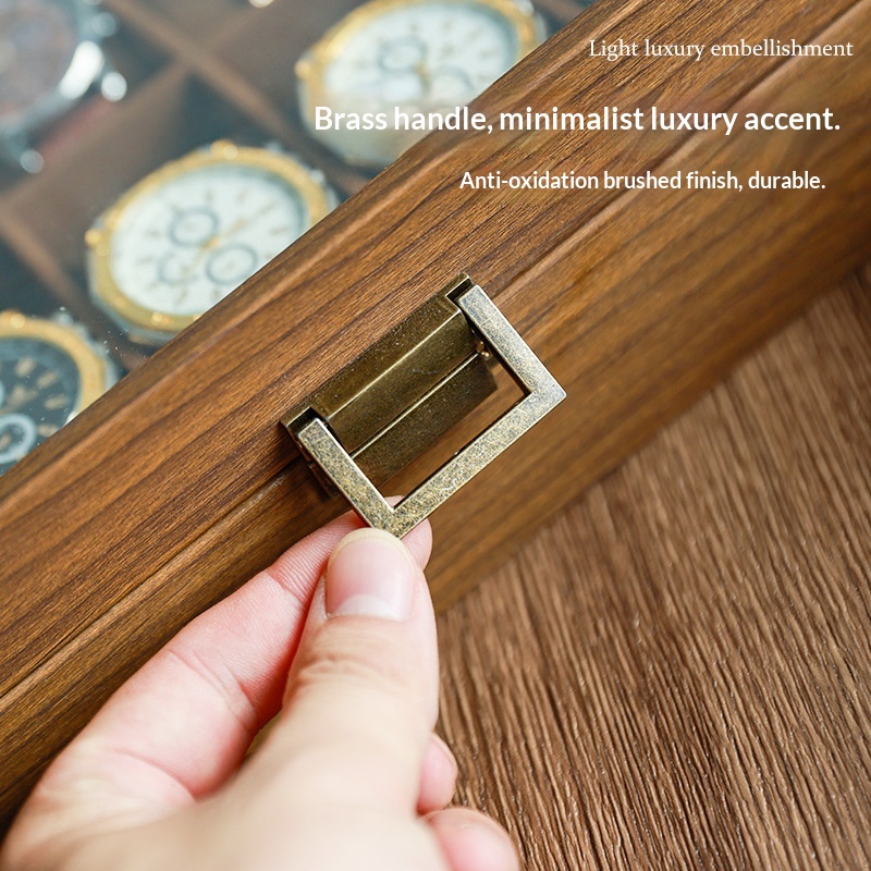 صندوق تخزين ساعات خشبي فاخر من - مراجعة Luxury Watch House وسعره