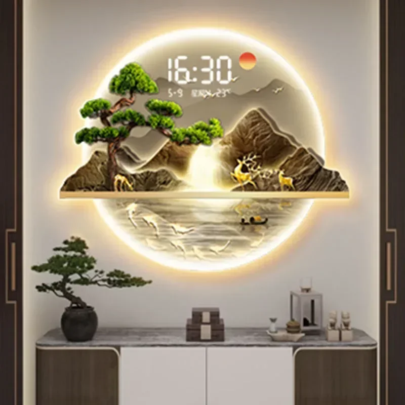الفن جدارية ساعات الحائط Led غ - مراجعة Luxury Watch House وسعره
