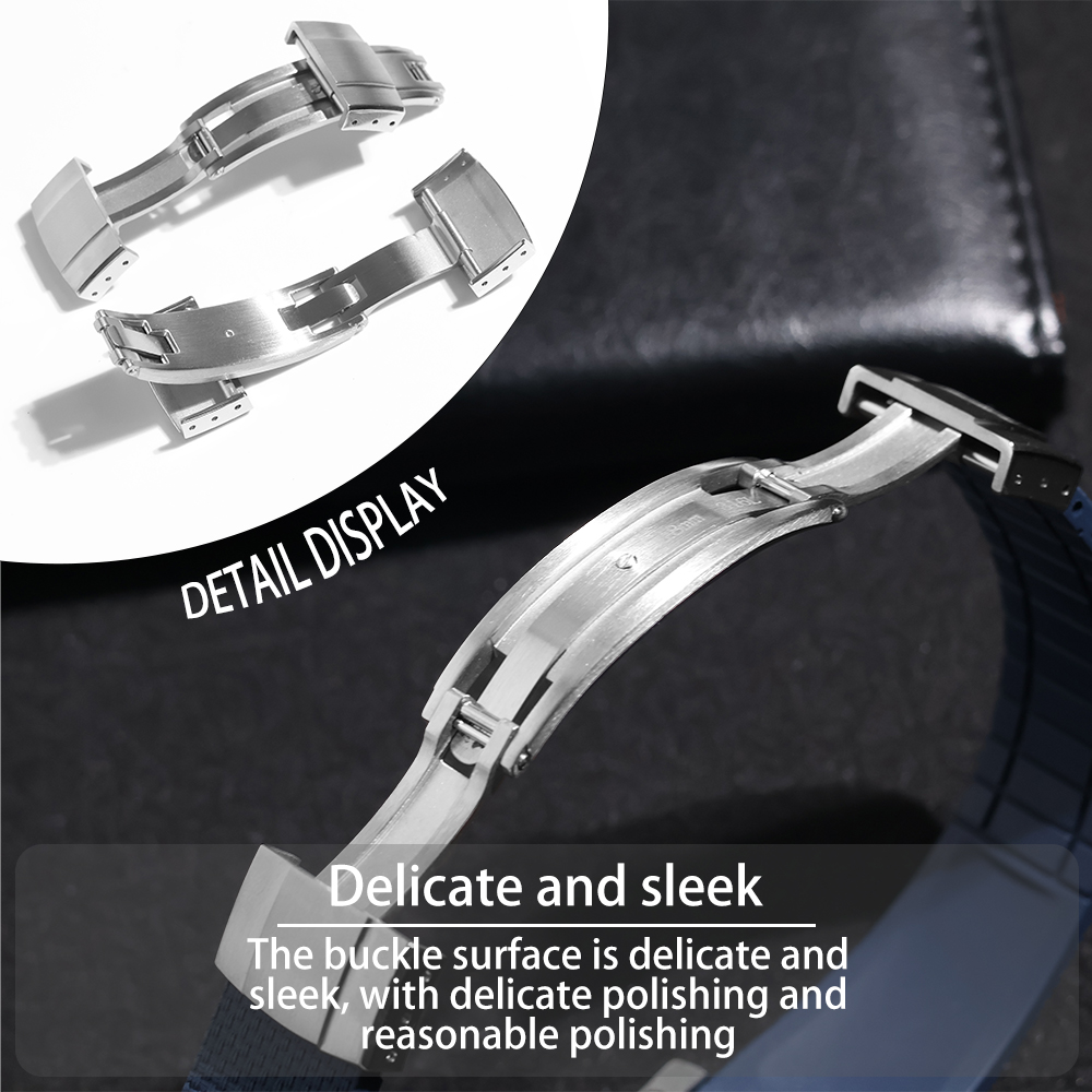 حزام ساعة CTS مطاطي FKM من الك - مراجعة Luxury Watch Engraving وسعره