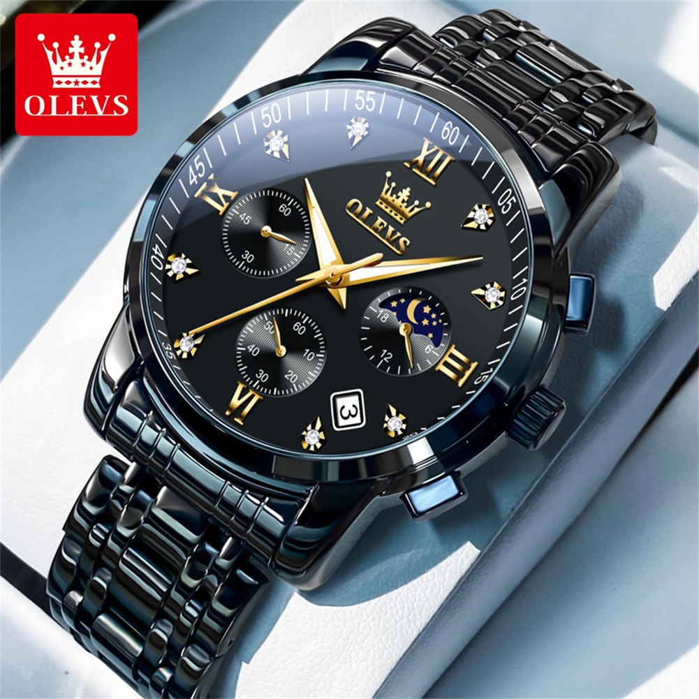 ساعات OLEVS الشهيرة للرجال من  - مراجعة Luxury Watch Safe وسعره