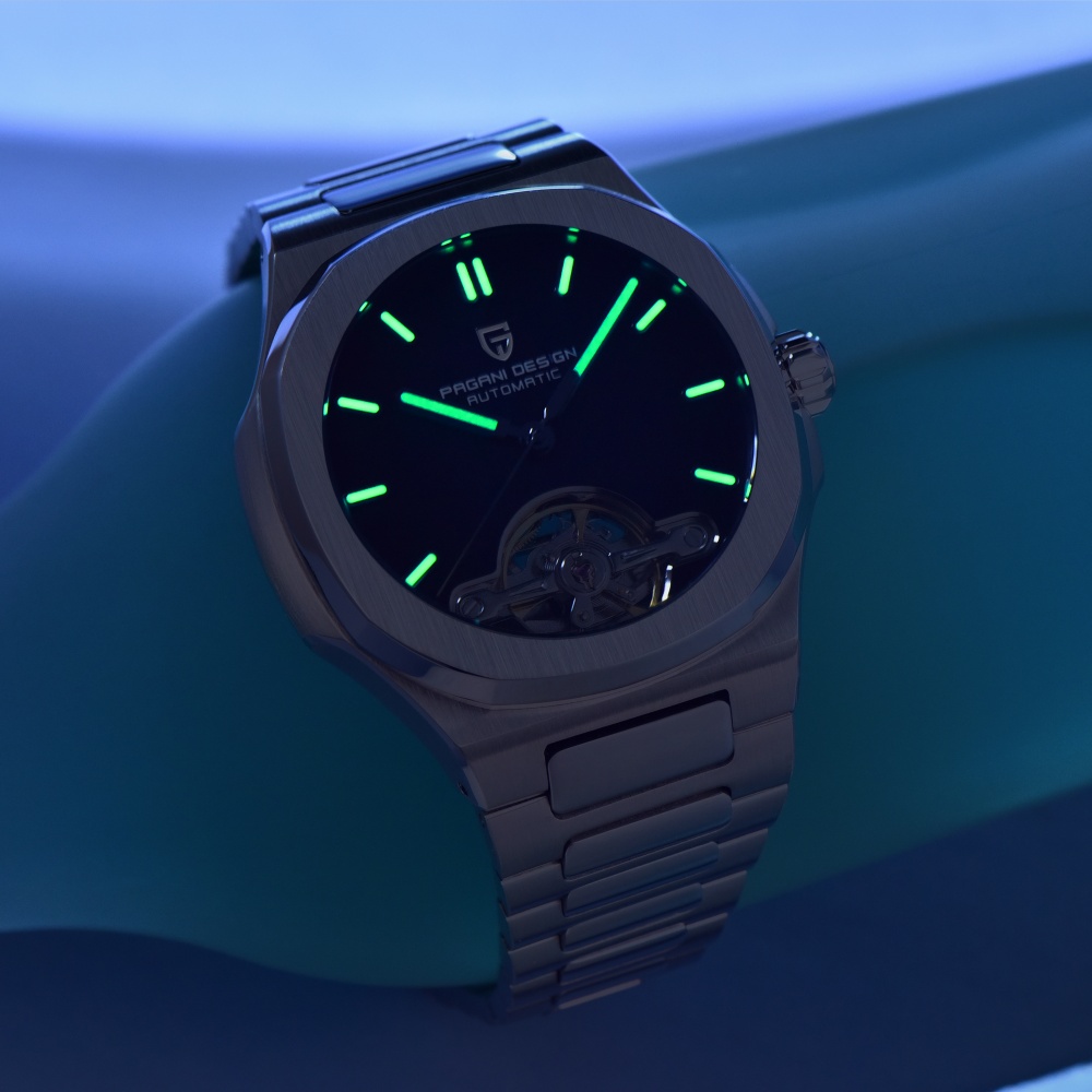 PAGANI تصميم جديد الميكانيكية  - مراجعة Automatic Pilot Watch وسعره